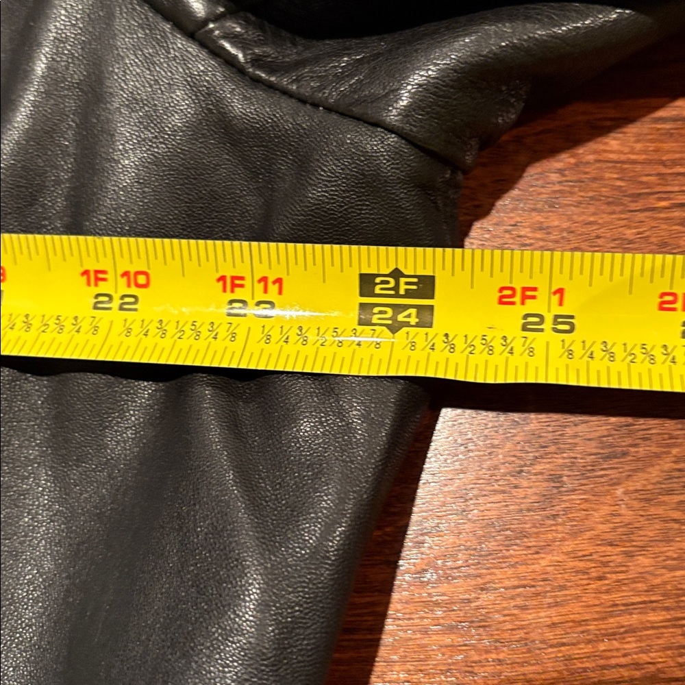 EUC Halogen black Moto leather coat. - Picture 7 of 10